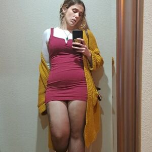 Magenta Mini Dress